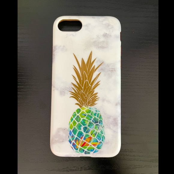 iPhone 8 Marble Pineapple Case - like new - Picture 1 of 1